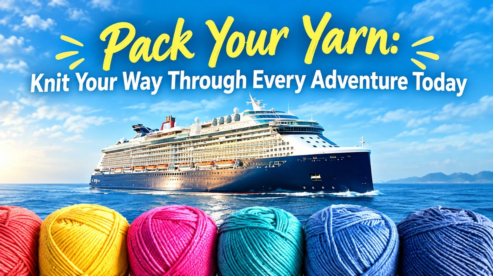 Pack Your Yarn: Knit Your Way Through Every Adventure Today